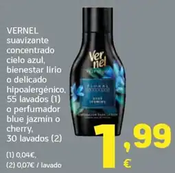 HiperDino Vernel suavizante concentrado oferta