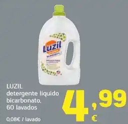 HiperDino Luzil detergente liquido bicarbonato oferta
