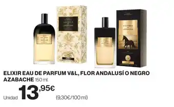 Elixir eau de parfum v&l, flor andalusí o negro azabache
