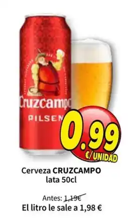 SPAR Cerveza Cruzcampo oferta