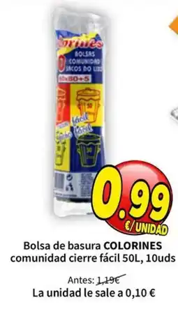 SPAR Colorines bolsa de basura comunidad cierre fácil oferta