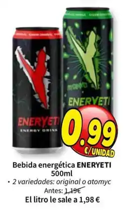 SPAR Eneryeti energy drink oferta