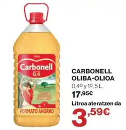 El Corte Inglés Carbonell oliva-oliva oferta