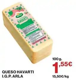 El Corte Inglés Arla queso havarti oferta