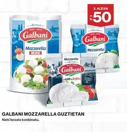 El Corte Inglés Galbani mozzarella guztietan oferta