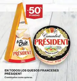 El Corte Inglés President le Brie oferta