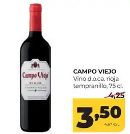Alimerka Campo Viejo vino d.o.ca. rioja tempranillo oferta