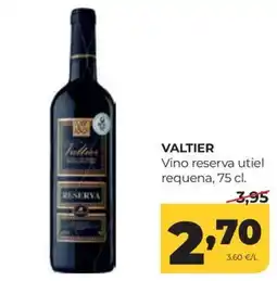 Alimerka Valtier vino reserva utiel oferta