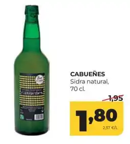 Alimerka Cabueñes sidra natural oferta