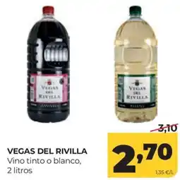 Alimerka Vegas del Rivilla vino tinto o blanco oferta