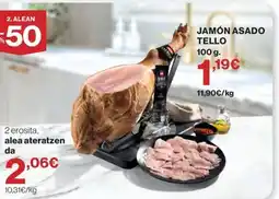 El Corte Inglés Jamón Asado Tello oferta