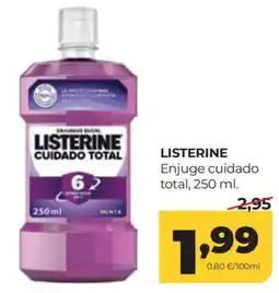 Alimerka Listerine enjuage cuidado total oferta