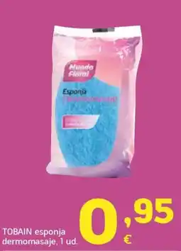 HiperDino Mundo Floral esponja dermomasaje oferta