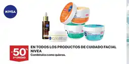Hipercor Nivea productos de cuidado facial oferta