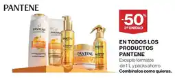 Hipercor Pantene en todos los productos oferta