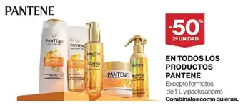 Pantene en todos los productos