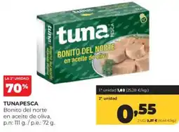 Alimerka Tunapesca bonito del norte en aceite de oliva oferta