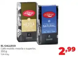 Alimerka El gallego café molido mezcla o superior oferta
