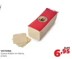 Alimerka Victoria queso edam en barra oferta