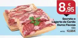 Supermercados El Jamón Faccsa Secreto o Lagarto de Cerdo Duroc oferta