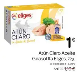 Supermercados El Jamón Ifa Eliges Atún Claro Aceite Girasol oferta