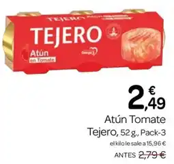 Supermercados El Jamón Tejero atún en tomate oferta