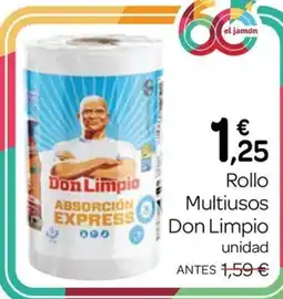 Supermercados El Jamón Don Limpio absorción express oferta