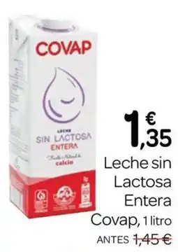 Supermercados El Jamón Covap leche sin lactosa entera oferta