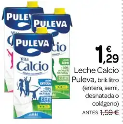 Supermercados El Jamón Puleva leche calcio oferta