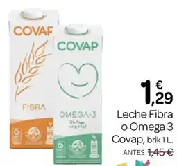 Supermercados El Jamón Covap leche fibra o omega 3 oferta