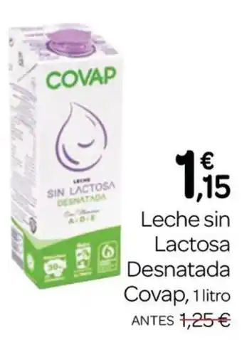 Covap leche sin lactosa desnatada