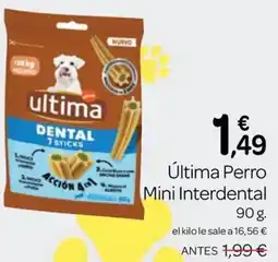Supermercados El Jamón Última Perro Mini Interdental oferta