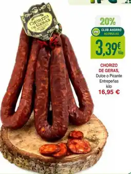 Masymas Chorizo de Geras oferta