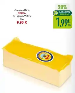 Masymas Gouda queso en barra oferta