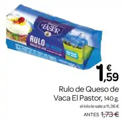 Supermercados El Jamón El Pastor rulo de queso oferta