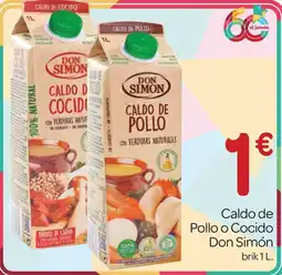Supermercados El Jamón Don Simón caldo de pollo o cocido oferta