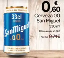 Supermercados El Jamón San Miguel 0.0 oferta