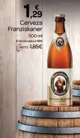 Supermercados El Jamón Franziskaner Weissbier oferta