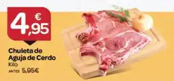 Supermercados El Jamón Chuleta de Aguja de Cerdó oferta