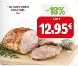 Masymas CarloTena pollo relleno al horno oferta