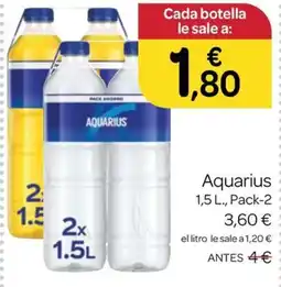 Supermercados El Jamón Aquarius oferta