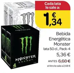 Supermercados El Jamón Monster Energy oferta