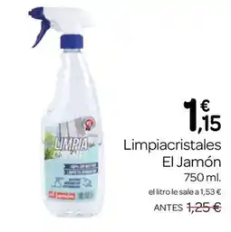 Supermercados El Jamón El Jamón limpiacristales oferta