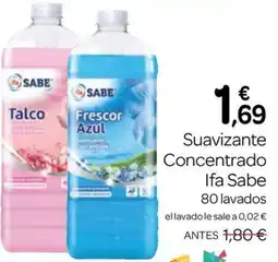 Supermercados El Jamón Ifa Sabe Suavizante Concentrado oferta