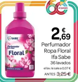 Supermercados El Jamón Ifa Sabe Perfumador Ropa Floral oferta
