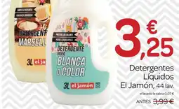 Supermercados El Jamón El Jamón detergente líquido oferta