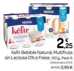 Supermercados El Jamón Nestlé Kefir Bebible Natural oferta