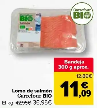 Carrefour BIO lomo de salmón