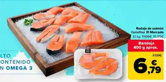 Carrefour El Mercado rodaja de salmón