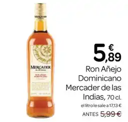 Supermercados El Jamón Mercader ron añejo dominicano mercader de las indias oferta
